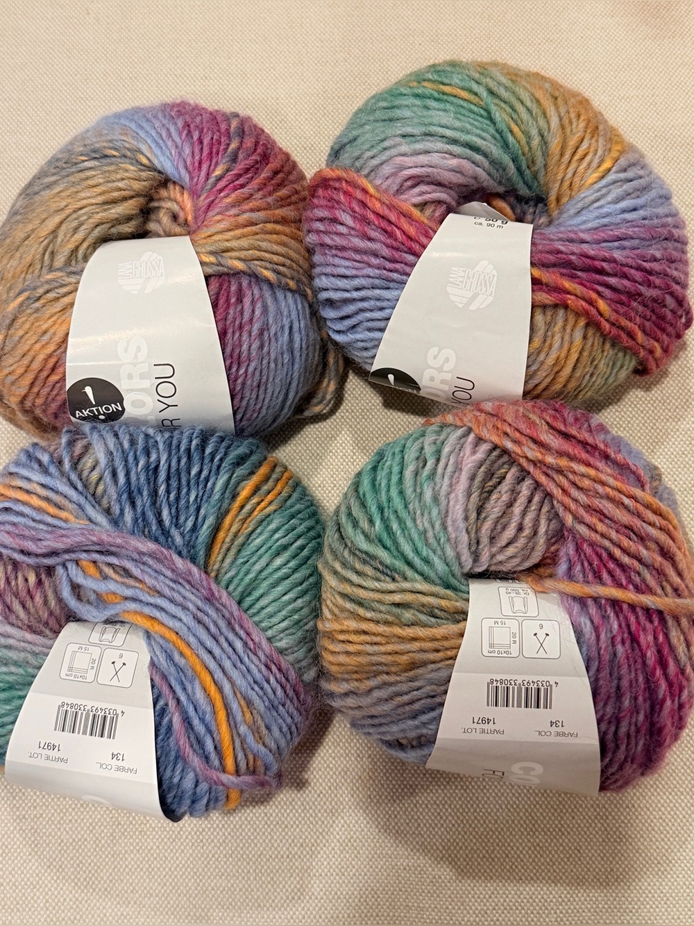 Lana Grossa - Colors for You Aktion, 4 balls